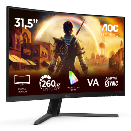 AOC G4 C32G42ZE Monitor PC 80 cm (31.5") 1920 x 1080 Pixel Full HD LED Nero, Rosso