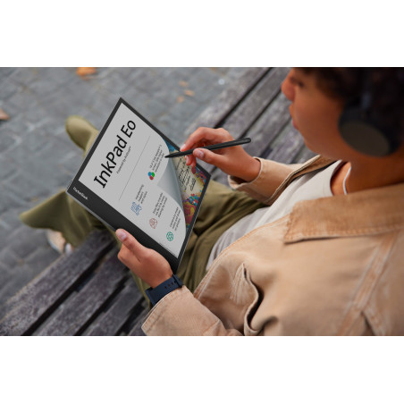 PocketBook InkPad Eo - Mist Grey lettore e-book Touch screen 64 GB Wi-Fi Nero, Grigio