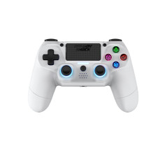 Dragonshock Mizar Bianco Bluetooth Gamepad Analogico/Digitale PlayStation 4
