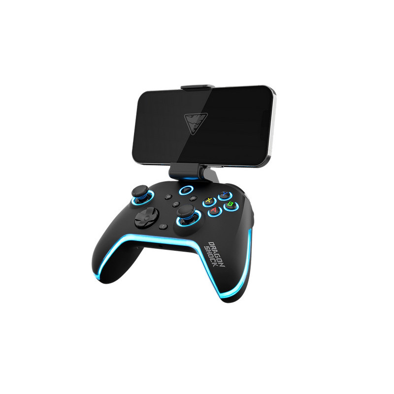 Dragonshock Aurora Plus Nero Bluetooth/RF/USB Gamepad Analogico/Digitale Android, PC, Playstation 3, iOS