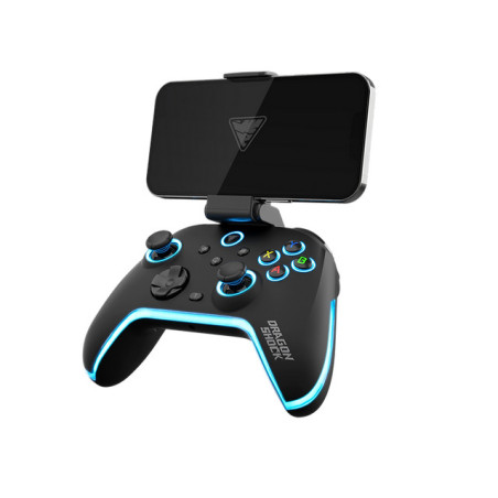 Dragonshock Aurora Plus Nero Bluetooth RF USB Gamepad Analogico Digitale Android, PC, Playstation 3, iOS