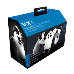 Gioteck VX4 Bianco Bluetooth Gamepad Analogico Digitale PC, PlayStation 4, PlayStation 5