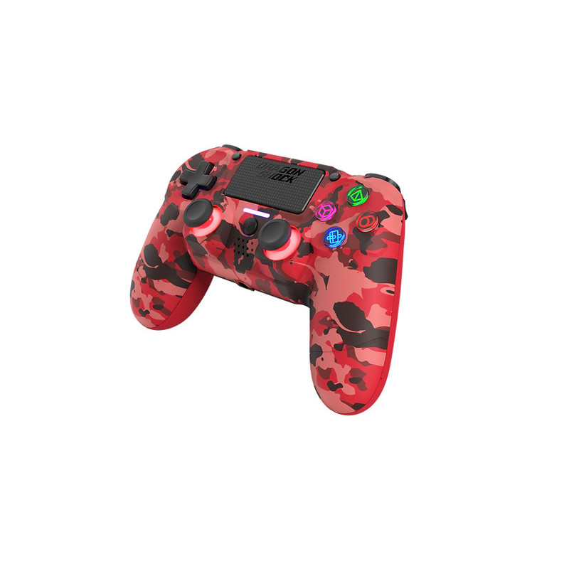 Dragonshock Mizar Mimetico, Rosso Bluetooth Gamepad Analogico/Digitale PlayStation 4 Dragonshock Mizar Mimetico, Rosso Bluetooth Gamepad Analogico/Digitale PlayStation 4