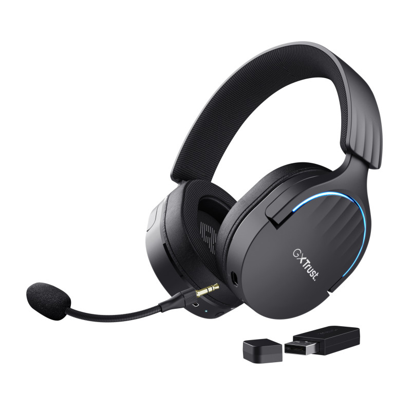 Trust GXT 491 Fayzo Auricolare Con cavo e senza cavo A Padiglione Gaming USB tipo-C Bluetooth Nero Trust GXT 491 Fayzo Auricolare Con cavo e senza cavo A Padiglione Gaming USB tipo-C Bluetooth Nero