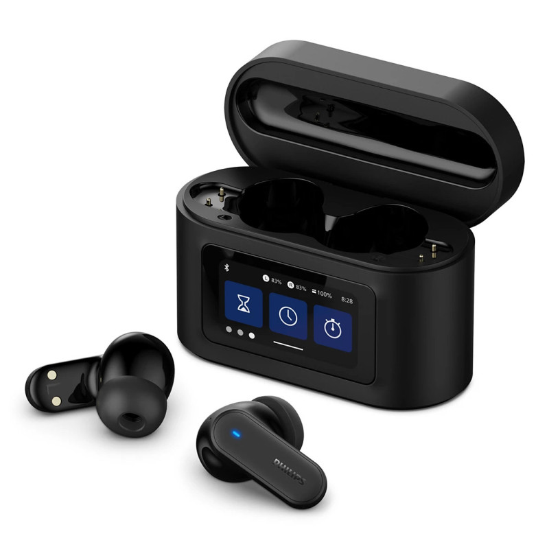 Philips Serie 6000 TAT6000BK/00 cuffia e auricolare True Wireless Stereo (TWS) In-ear Musica e Chiamate Bluetooth Nero