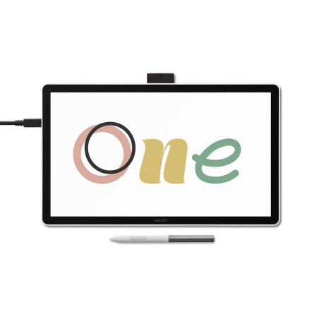 Wacom One 14 tavoletta grafica Nero, Bianco 2540 lpi (linee per pollice) 309 x 174 mm USB