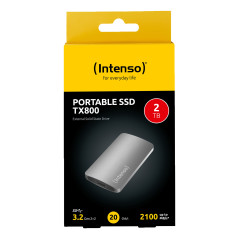 Intenso TX800 2 TB USB tipo-C USB 3.2 Gen 2x2 Antracite