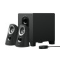 Logitech 980-000413 set di altoparlanti 25 W PC Nero 2.1 canali 5 W