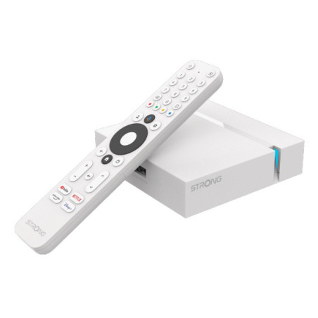 Strong LEAP-S3+V2 Smart TV box Bianco 4K Ultra HD 16 GB Wi-Fi Collegamento ethernet LAN