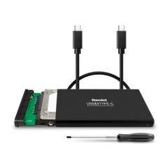 Hamlet Box esterno USB 3.1 Tyce-C per Hard Disk SATA 2,5 in alluminio