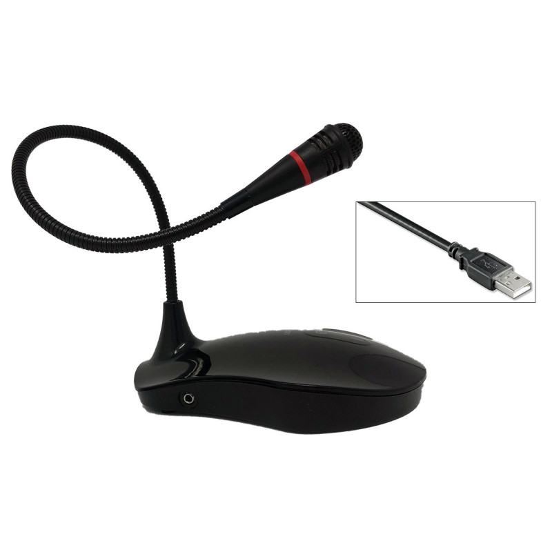 Empire Media DESK-150 Nero Microfono da tavolo