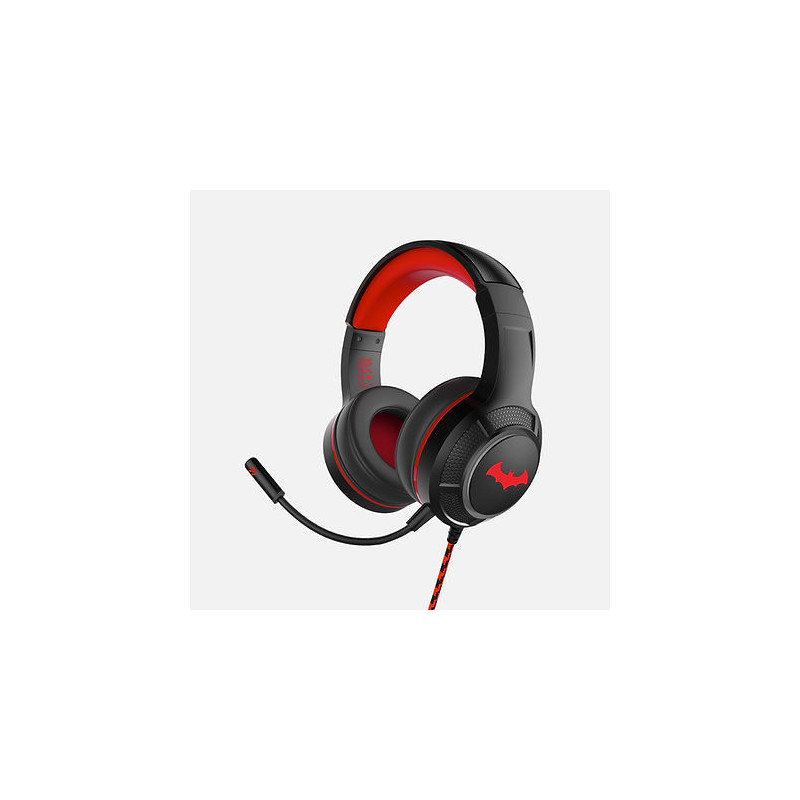 OTL Technologies DC Comics DC0905 cuffia e auricolare Cablato A Padiglione Gaming Nero, Rosso