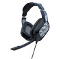 Gioteck HC2 Auricolare Cablato A Padiglione Gaming Nero, Grigio