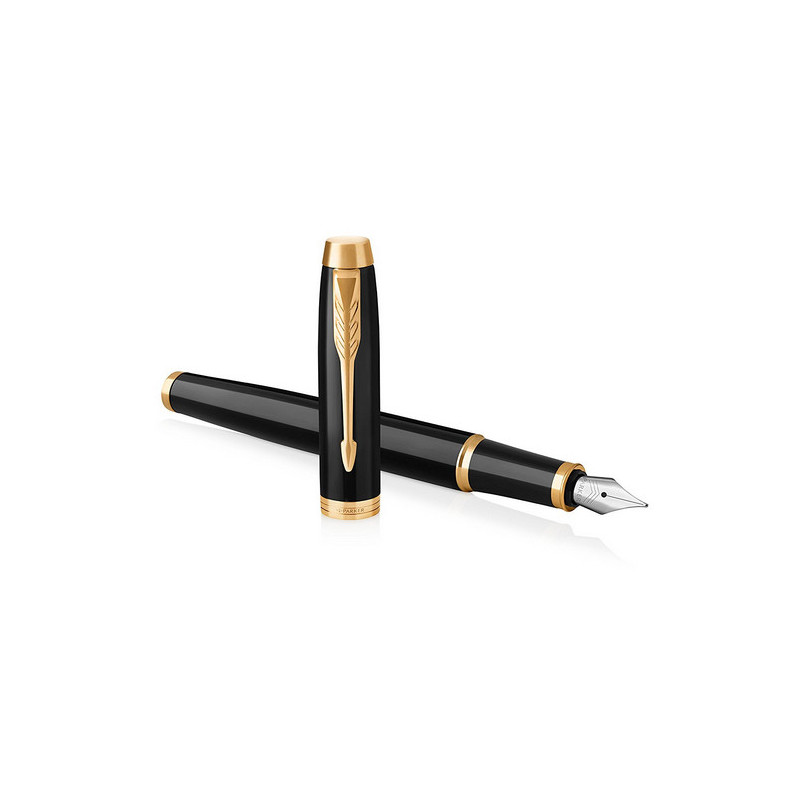 Parker IM penna stilografica Sistema di riempimento della cartuccia Nero, Oro 1 pz Parker IM penna stilografica Sistema di riempimento della cartuccia Nero, Oro 1 pz