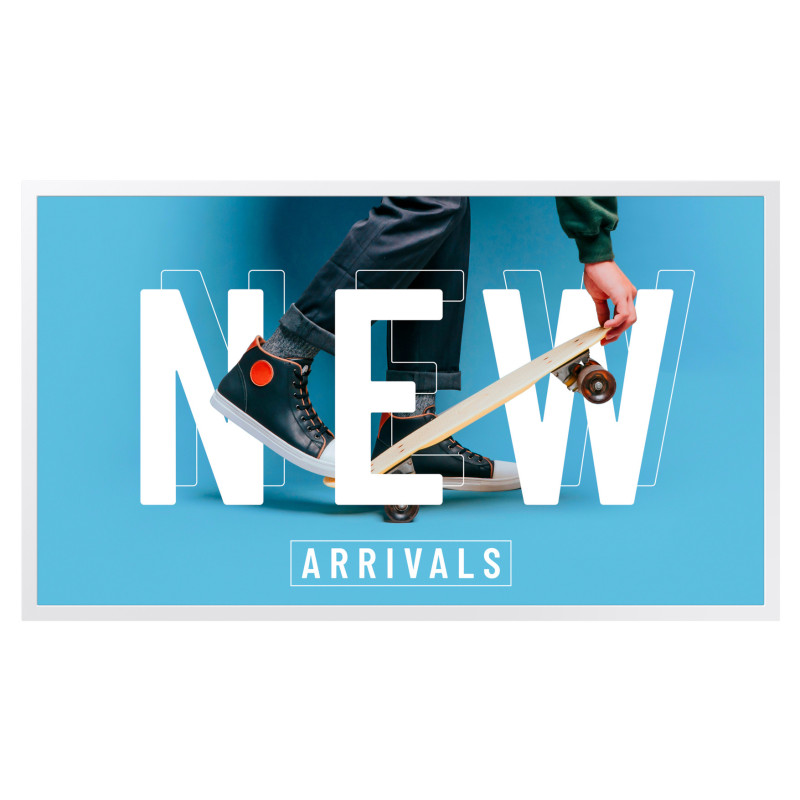 Samsung EMDX EM32DX-A Pannello piatto per segnaletica digitale 80 cm (31.5") Wi-Fi Quad HD Grigio, Bianco Tizen 24/7