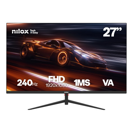 Nilox MONITOR 27 GAMING FHD 240HZ Monitor PC 68,6 cm (27") 1920 x 1080 Pixel Full HD LCD Nero