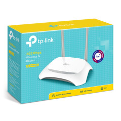 TP-Link TL-WR840N router wireless Fast Ethernet Banda singola (2.4 GHz) Grigio, Bianco