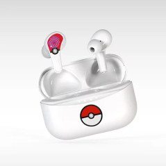 OTL Technologies Pokémon Poké ball Auricolare Wireless In-ear Musica e Chiamate Bluetooth Bianco