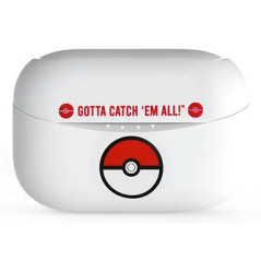 OTL Technologies Pokémon Poké ball Auricolare Wireless In-ear Musica e Chiamate Bluetooth Bianco