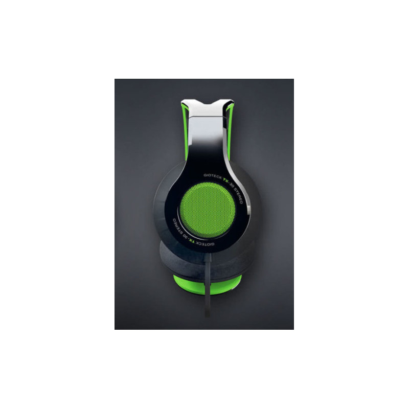 Gioteck TX-30 Auricolare Cablato A Padiglione Gaming Nero, Verde Gioteck TX-30 Auricolare Cablato A Padiglione Gaming Nero, Verde