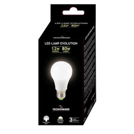 Tecnoware FLED17216 Lampadina a risparmio energetico Bianco neutro 4000 K 12 W E27