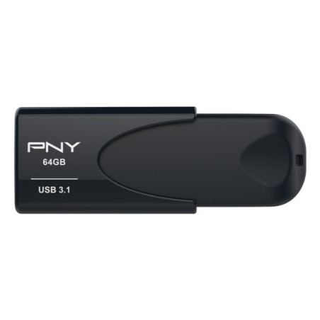 PNY Attaché 4 unità flash USB 64 GB USB tipo A 3.2 Gen 1 (3.1 Gen 1) Nero