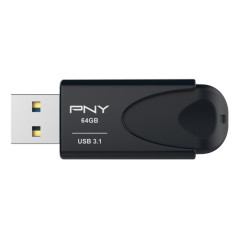 PNY Attaché 4 unità flash USB 64 GB USB tipo A 3.2 Gen 1 (3.1 Gen 1) Nero