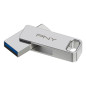 PNY DUO LINK unità flash USB 64 GB USB Type-A / USB Type-C 3.2 Gen 1 (3.1 Gen 1) Acciaio inox