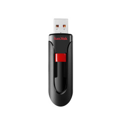 SanDisk Cruzer Glide unità flash USB 64 GB USB tipo A 2.0 Nero, Rosso