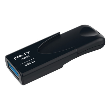 PNY Attache 4 unità flash USB 128 GB USB tipo A 3.2 Gen 1 (3.1 Gen 1) Nero
