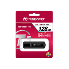 Transcend JetFlash 700 unità flash USB 128 GB USB tipo A 3.2 Gen 1 (3.1 Gen 1) Nero
