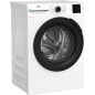 Beko b100 MWBM8147EB: Lavatrice 8kg, classe A-10%, 1400giri, linea estetica NX, motore inverter, Display Touch, colore Bianco,