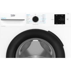 Beko b100 MWBM8147EB  Lavatrice 8kg, classe A-10%, 1400giri, linea estetica NX, motore inverter, Display Touch, colore Bianco,