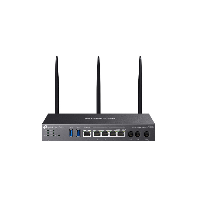 TP-Link Omada AX3000 router wireless Gigabit Ethernet Dual-band (2.4 GHz/5 GHz) Nero