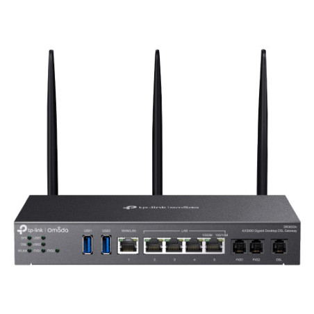 TP-Link Omada AX3000 router wireless Gigabit Ethernet Dual-band (2.4 GHz 5 GHz) Nero