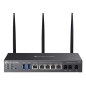 TP-Link Omada AX3000 router wireless Gigabit Ethernet Dual-band (2.4 GHz/5 GHz) Nero