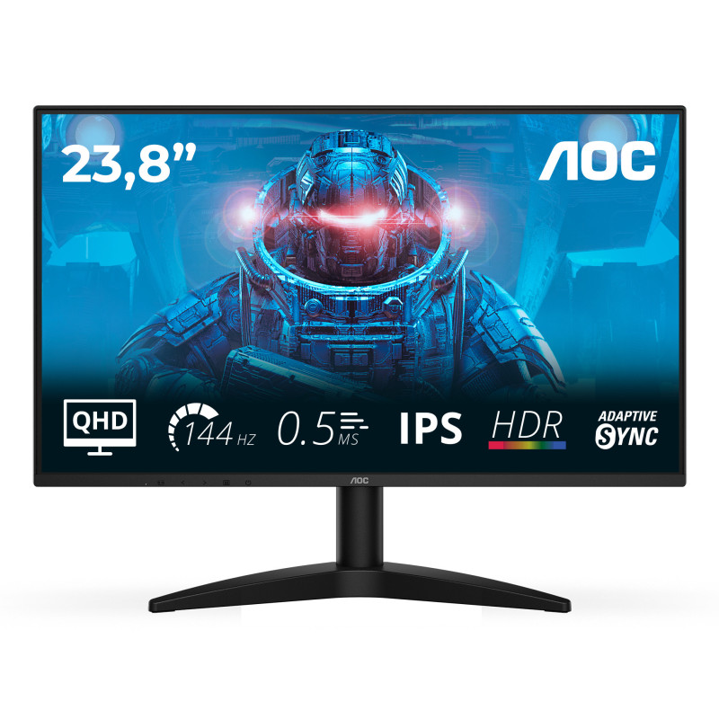 AOC B3 Q24B36X Monitor PC 60,5 cm (23.8") 2560 x 1440 Pixel Quad HD LED Nero