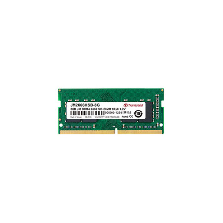 Transcend JetRam JM2666HSG-8G memoria 8 GB 1 x 16 GB DDR4 260-pin SO-DIMM