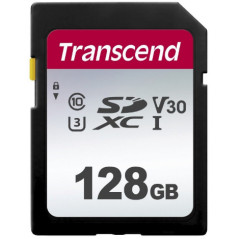 Transcend 128GB, UHS-I, SD SDXC NAND Classe 10