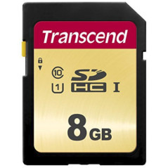Transcend 8GB, UHS-I, SD SDHC MLC Classe 10
