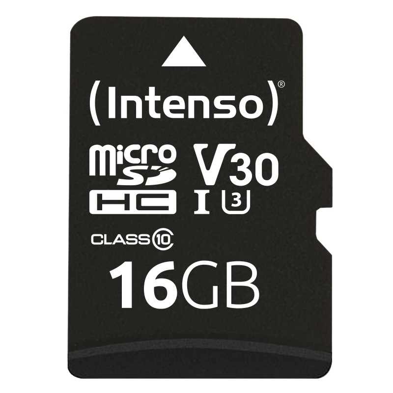 Intenso 3433470 memoria flash 16 GB MicroSDHC UHS-I Classe 10 Intenso 3433470 memoria flash 16 GB MicroSDHC UHS-I Classe 10