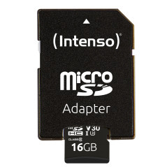 Intenso 3433470 memoria flash 16 GB MicroSDHC UHS-I Classe 10