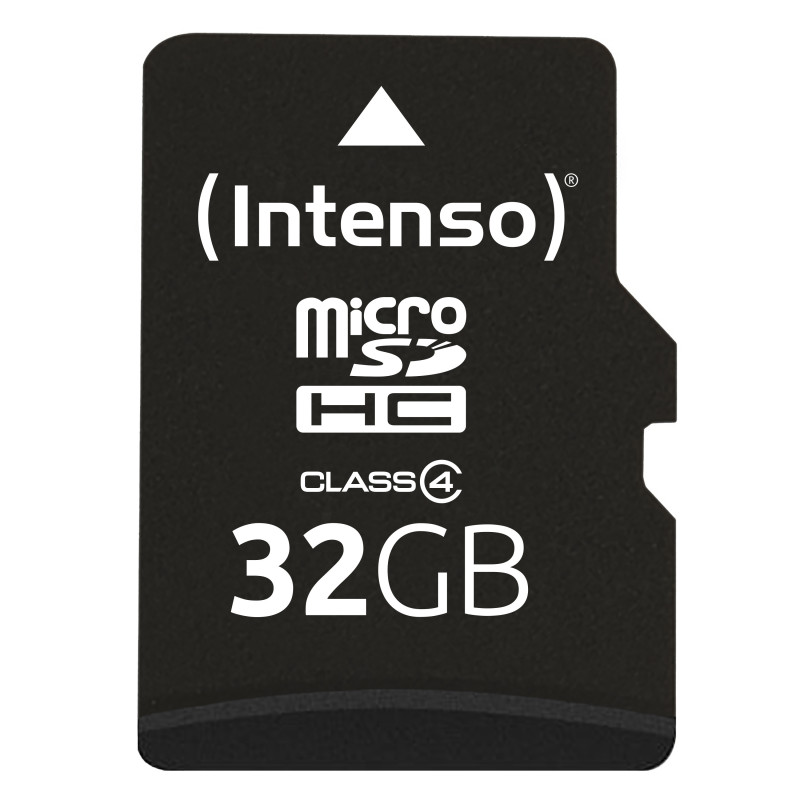 Intenso 3403480 memoria flash 32 GB MicroSDHC Classe 4 Intenso 3403480 memoria flash 32 GB MicroSDHC Classe 4