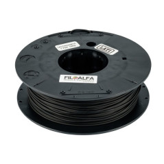 FILOALFA 1ALFAOHM materiale di stampa 3D Acido polilattico (PLA) Nero 700 g