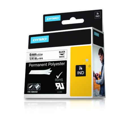 DYMO Poliestere Permanente IND - 0071701059970