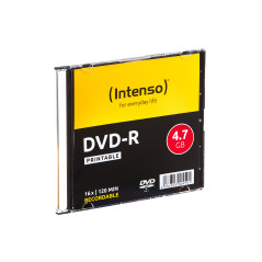 Intenso DVD-R 4.7GB, Printable, 16x 4,7 GB 10 pz