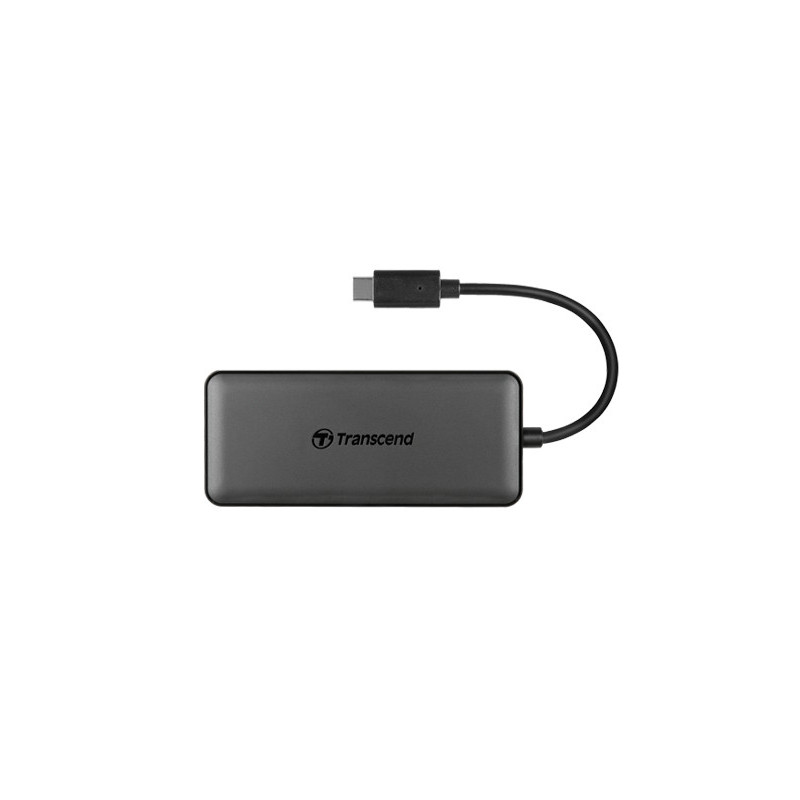 Transcend HUB5C USB 3.2 Gen 2 (3.1 Gen 2) Type-C Nero Transcend HUB5C USB 3.2 Gen 2 (3.1 Gen 2) Type-C Nero
