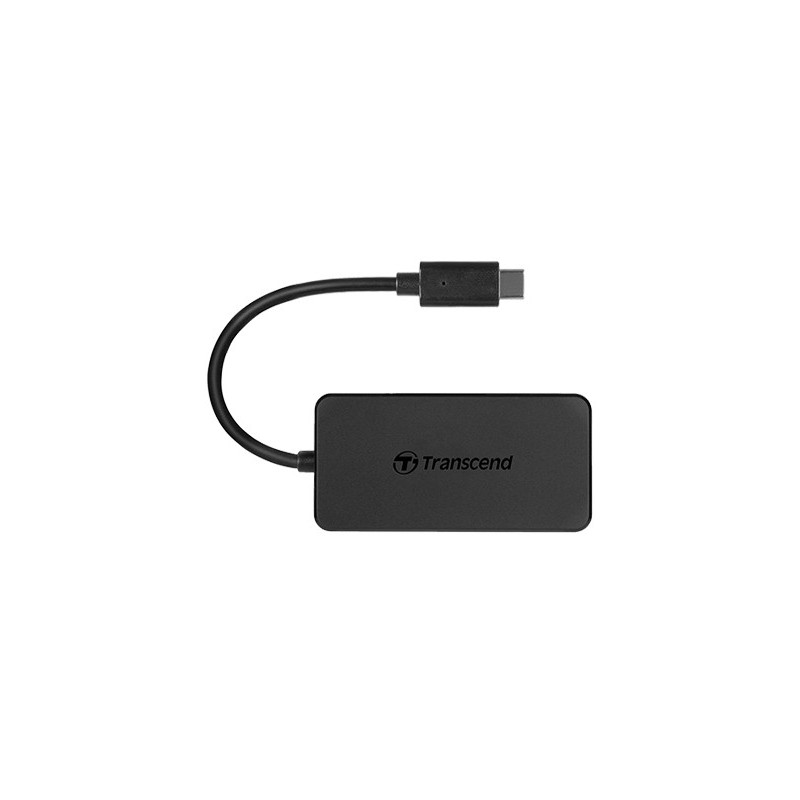 Transcend HUB2C USB 3.2 Gen 1 (3.1 Gen 1) Type-C Nero Transcend HUB2C USB 3.2 Gen 1 (3.1 Gen 1) Type-C Nero