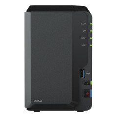 Synology DiskStation DS223 server NAS e di archiviazione Desktop Realtek RTD1619B 2 GB DDR4 0 TB