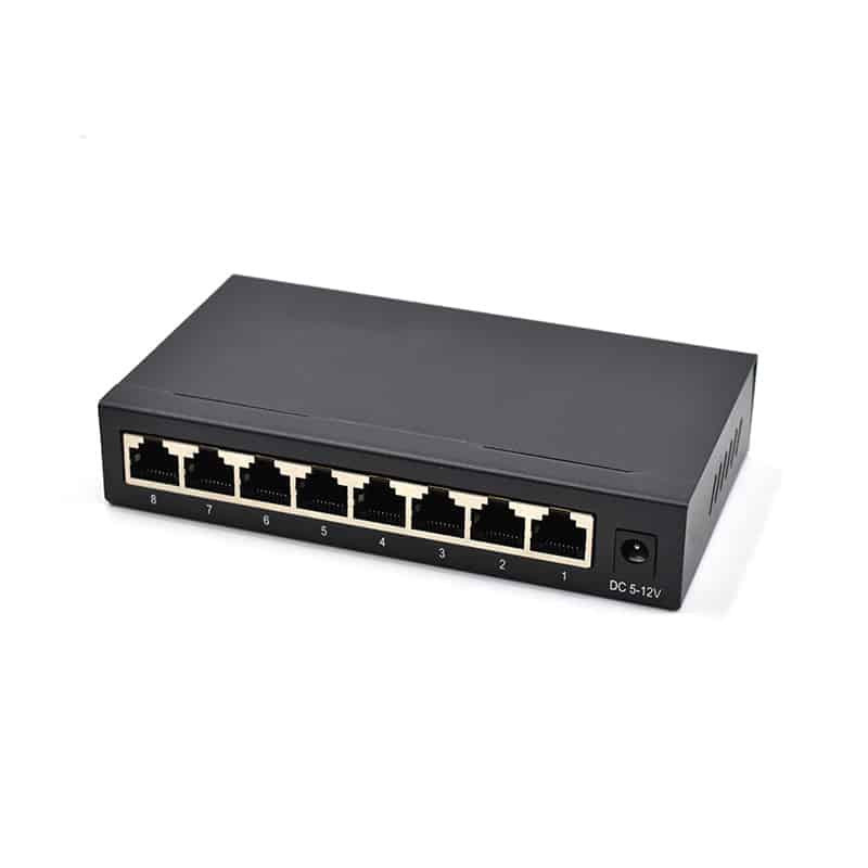 DIPROGRESS DPNS08GM switch di rete Non gestito Gigabit Ethernet (10/100/1000) Nero